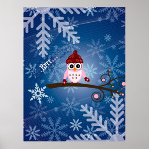 Brr... roze ovale, poster