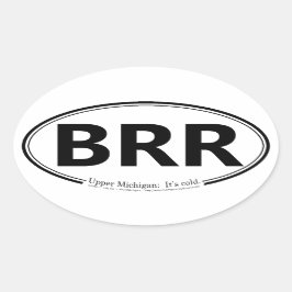 BRR UP Michigan Europese stijl belasting Sticker