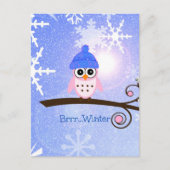 Brr...Winter Briefkaart (Voorkant)
