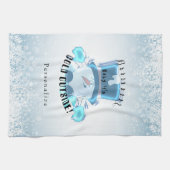 Brrr, Baby Het is buiten koud Theedoek (Horizontaal)