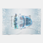 Brrr, Baby Het is koud buiten - Snowball Theedoek (Horizontaal)