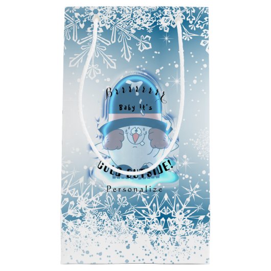 Brrr, Baby Het is koude buiten man 3 Klein Cadeauzakje (Voorkant)