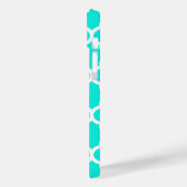 Brt Aqua Wht Marokkaans #5 HotPink2 Initieel Monog Case-Mate iPhone Case (Achterkant / Links)