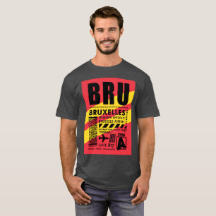 BRU Brussels Airport T-shirt
