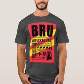 BRU Brussels Airport T-shirt (Voorkant)