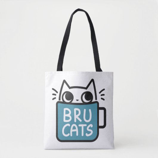 Bru Cats-Tas Tote Bag (Voorkant)