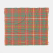 Bruce Ancient Modern Plaid Fleece Deken (Voorkant (Horizontaal))