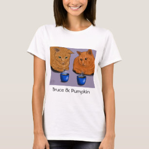 Bruce and Pumpkin Coffee Date T-shirt