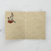 Bruce Badge & Tartan Persoonlijke Kaart (Binnen)