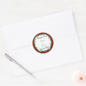 Bruce Celtic bruiloft dank u Ronde Sticker (Envelop)
