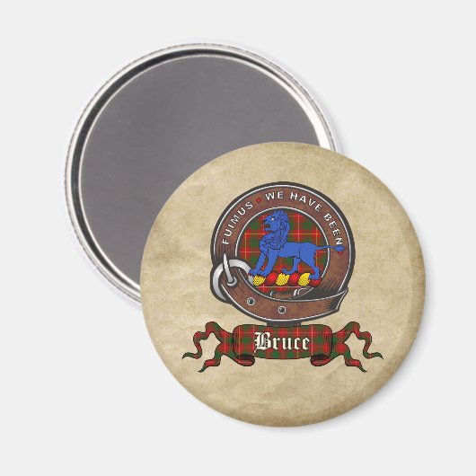 Bruce Clan Badge Magnet (Voorkant / Achterkant)