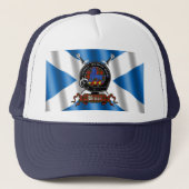 Bruce Clan Badge Scottish Trucker Hat Pet (Voorkant)