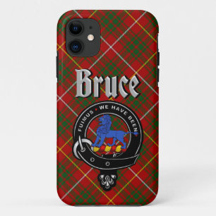 Bruce Clan Badge & Tartan Phone Case