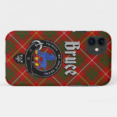 Bruce Clan Badge & Tartan Telefoonhoesje Case-Mate iPhone Case (Achterkant (horizontaal))