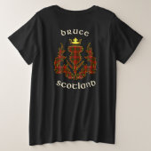 Bruce Clan Badge & Tartan w/Motto T-Shirt (Design achterkant)