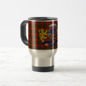 Bruce Clan Badge Travel Mug Reisbeker (Voorkant links)