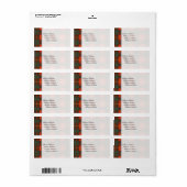 Bruce clan Pset Scottish tartan Etiket (Full Sheet)