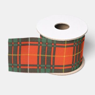 Bruce clan Pset Scottish tartan Grosgrain Lint