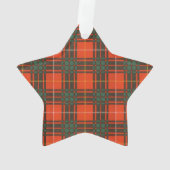 Bruce clan Pset Scottish tartan Ornament (achterkant)