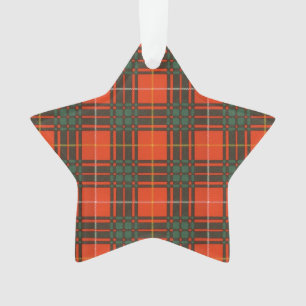 Bruce clan Pset Scottish tartan Ornament