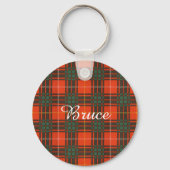 Bruce clan Pset Scottish tartan Sleutelhanger (Voorkant)