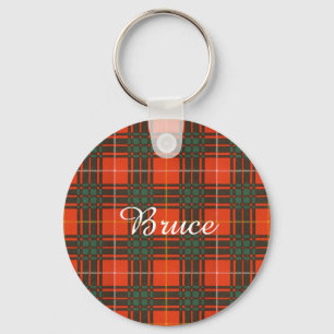 Bruce clan Pset Scottish tartan Sleutelhanger