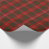 Bruce Clan Scottish Tartan Pset Wrapping Paper Cadeaupapier (Hoek)