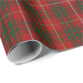 Bruce Clan Scottish Tartan Pset Wrapping Paper Cadeaupapier (Rol Hoek)