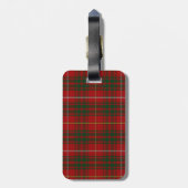 Bruce Clan Tartan Bagagelabel (Achterkant verticaal)