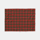 Bruce Clan Tartan Pset Fleece Blanket Deken (Voorkant (Horizontaal))