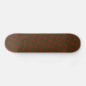 Bruce Clan tartan - Ruds greens Persoonlijk Skateboard (Horizontaal)