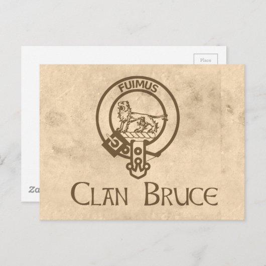 Bruce Crest  Briefkaart (Voorkant / Achterkant)