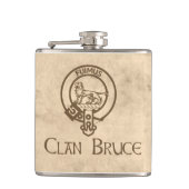 Bruce Crest  Heupfles (Voorkant)