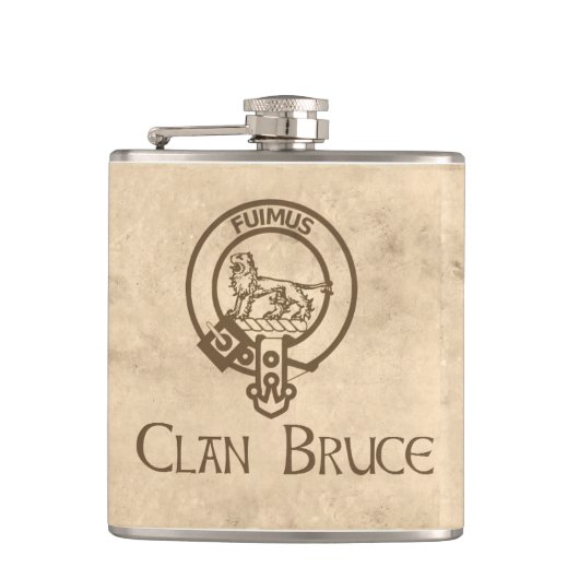 Bruce Crest  Heupfles (Voorkant)