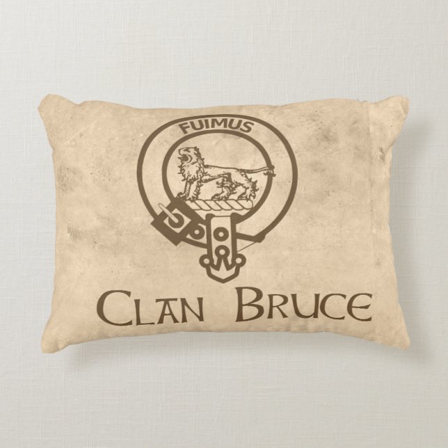 Bruce Crest Vintage Decoratief Kussen (Voorkant)