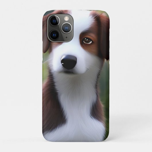 Bruce De Border Collie Puppy,  Case-Mate iPhone Case (Achterkant)