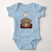 Bruce, de olifant speller blauwe bodysuit (Voorkant)