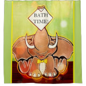 Bruce, de olifant Speller Douchegordijn (Voorkant)