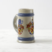 Bruce Family Crest Beer Stein! Bierpul (Voorkant links)