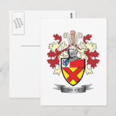 Bruce Family Crest Coat of Arms Briefkaart (Voorkant / Achterkant)