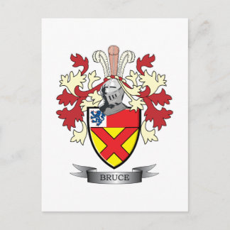 Bruce Family Crest Coat of Arms Briefkaart