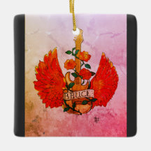 Bruce Fender Guitar Rock & Roll Rozen