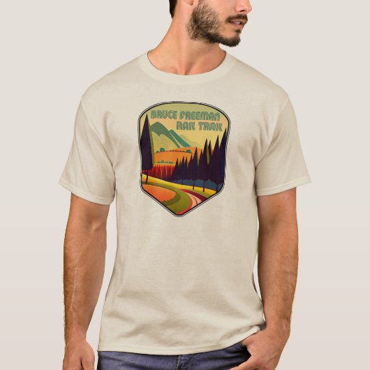 Bruce Freeman Rail Trail Kleuren T-shirt (Voorkant)