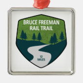 Bruce Freeman Rail Trail Metalen Ornament (Voorkant)