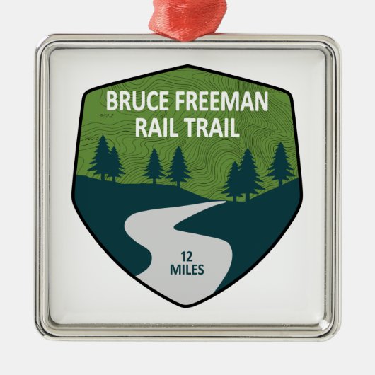 Bruce Freeman Rail Trail Metalen Ornament (Voorkant)