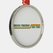 Bruce Freeman Rail Trail Metalen Ornament (Rechts)