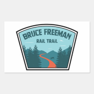 Bruce Freeman Rail Trail Rechthoekige Sticker