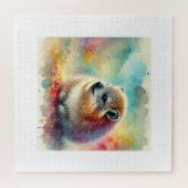 Bruce hyrax painting 051024AREF117 - Watercolor Legpuzzel (Horizontaal)