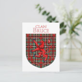 Bruce Kinnaird Tartan Scottish Pset Briefkaart (Staand voorkant)