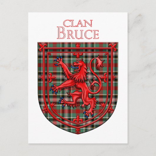 Bruce Kinnaird Tartan Scottish Pset Briefkaart (Voorkant)